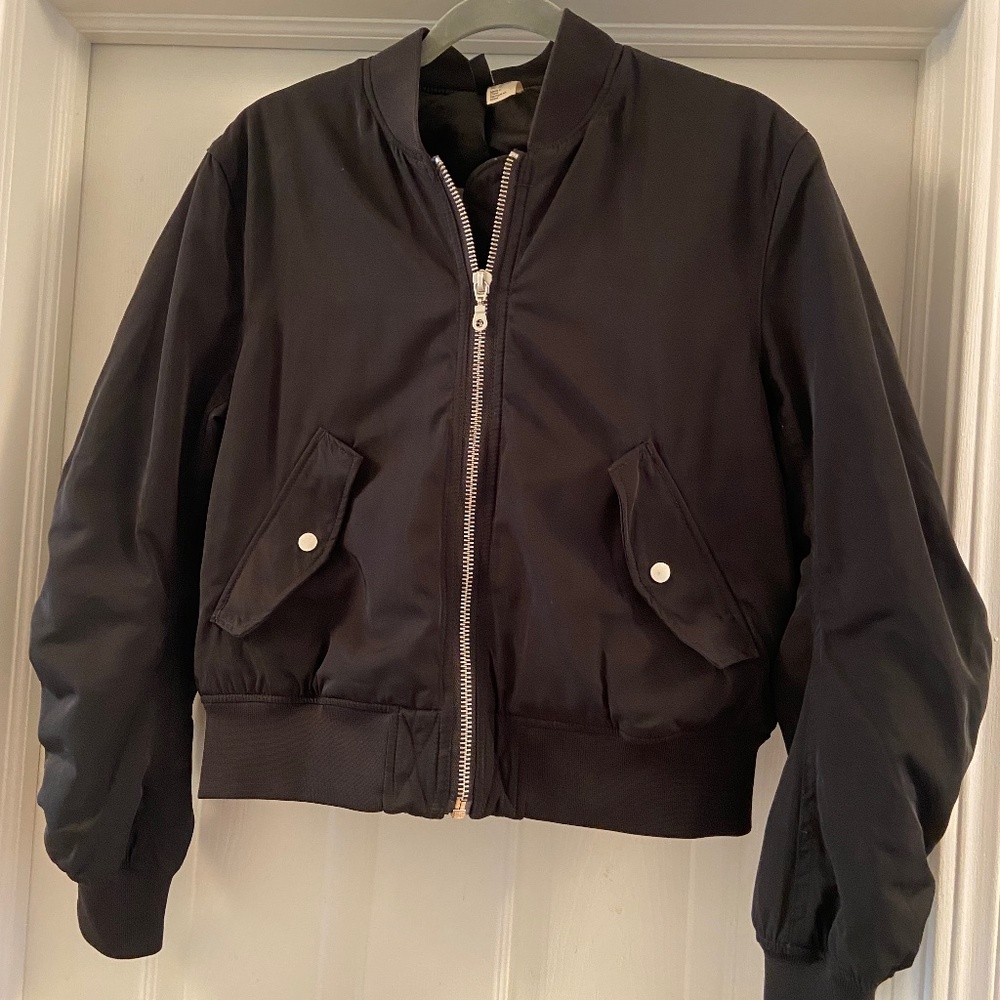 Women’s Black H&M Bomber Jacket